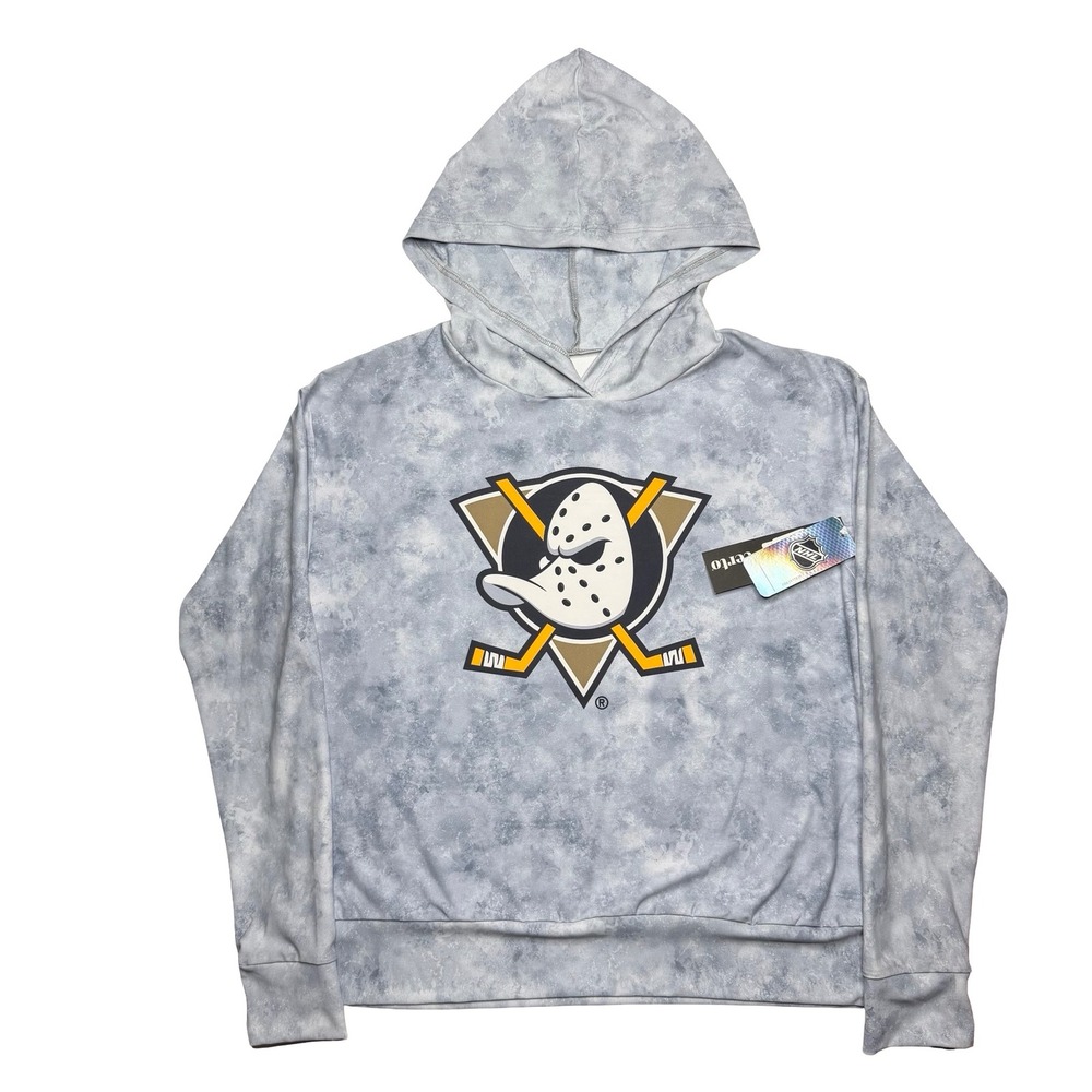 Anaheim Mighty Ducks - Certo hockey cloudy hoody‎ LARGE